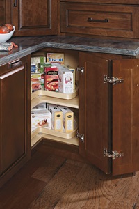 Organization and Specialty Products Base Lazy Susan with Chrome Rails