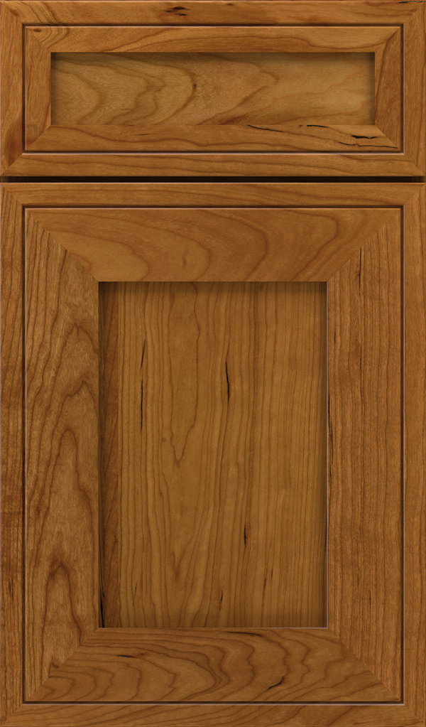 Amelia 5-Piece Cherry Shaker Style Cabinet Door in Single Malt