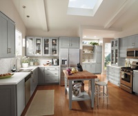 Contemporary Kitchen Painted Juniper Berry K3