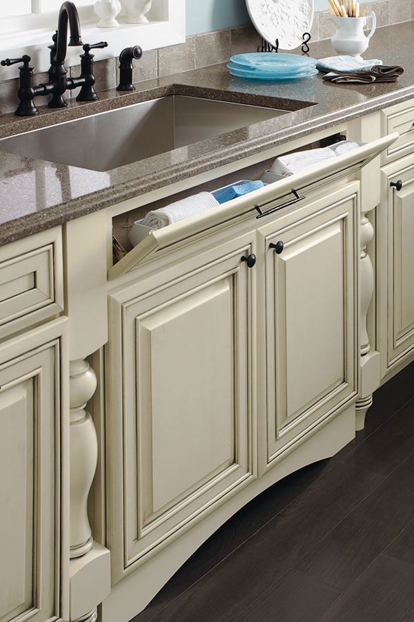 Sink Base Cabinet with Tilt-Out - Kitchen Craft