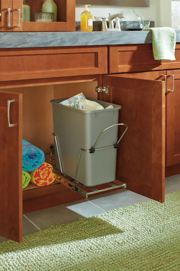 Vanity Sink Base with Wastebasket