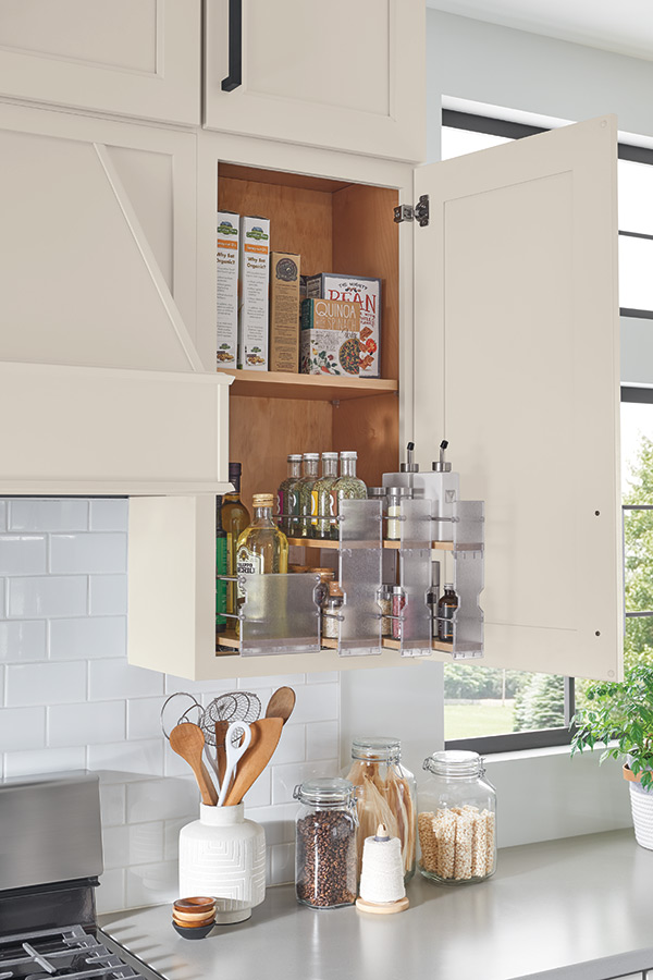 Diamond at Lowes - Organization - Wall Cabinet with Pull-Down Shelf