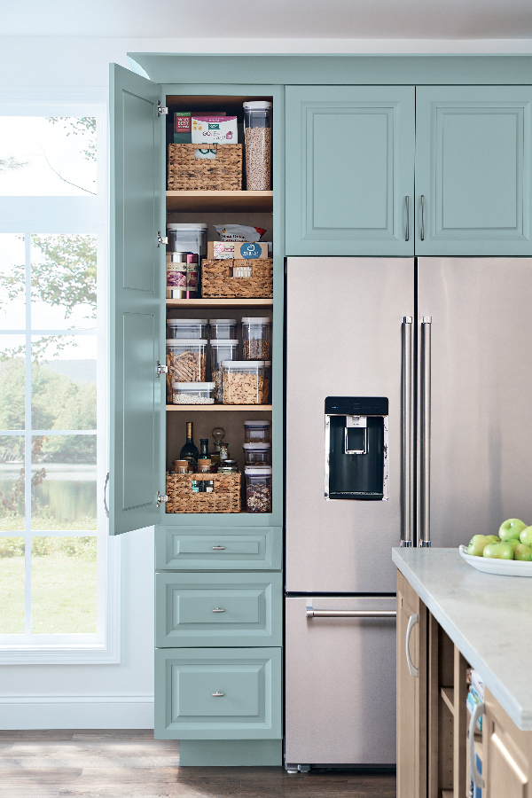 Tall Utility Cabinet with Three Drawers