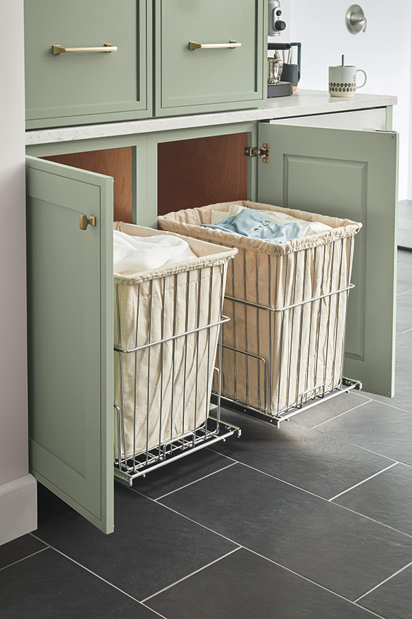 18 Wide Vanity Hamper, Tall Bathroom Cabinet With Built In Laundry Basket