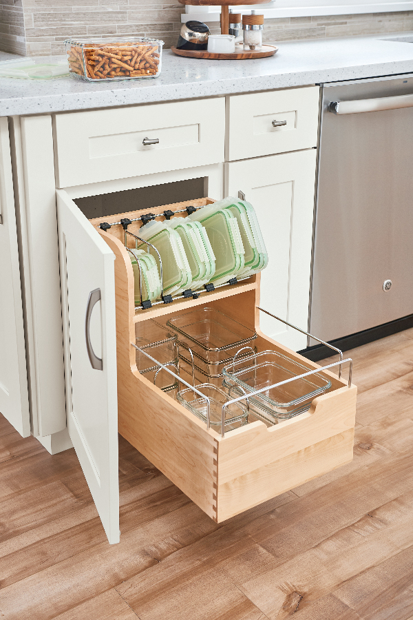 Plastic container organizer online