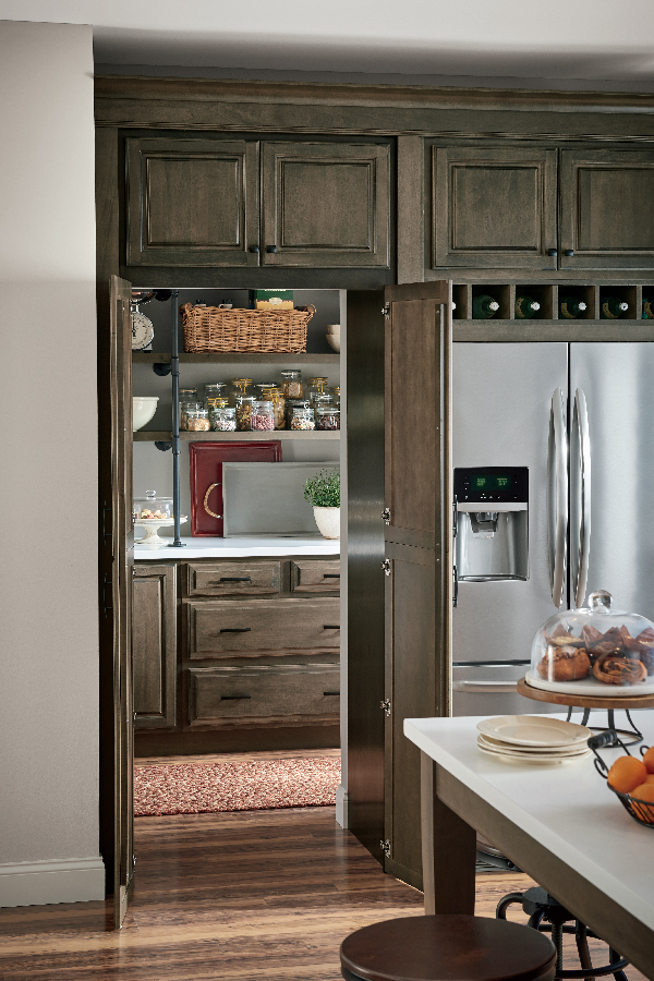 Pantry Walk Through Cabinet