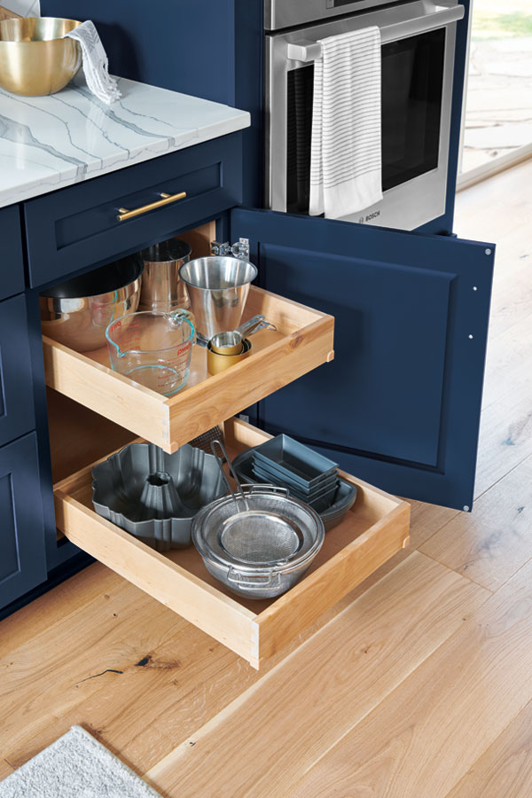 Base Cabinet with Roll Trays - Organization - Diamond