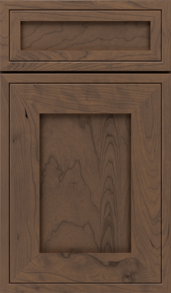 Amelia 5-Piece Cherry Shaker Style Cabinet Door in Morel