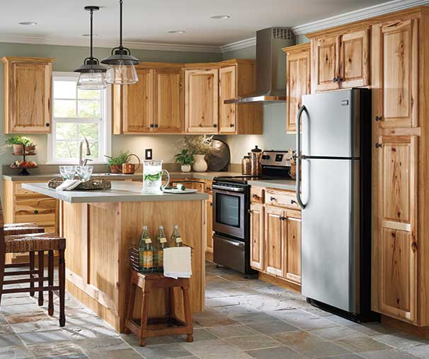 Denver Rustic Hickory Kitchen