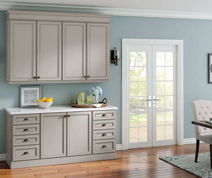 Haskett Painted Grey Stone on Cloud