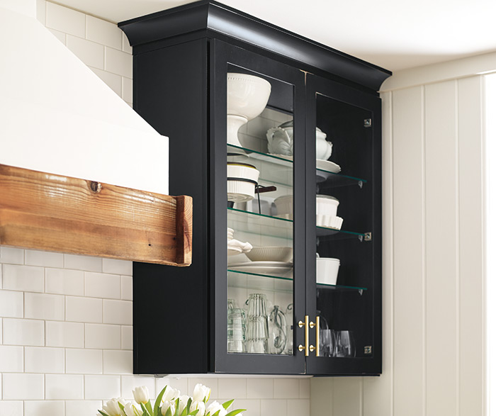 Casual Kitchen Painted Worn Black