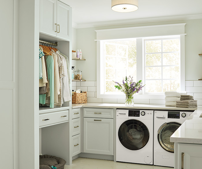 Traditional Laundry Room Painted Sea Salt 2