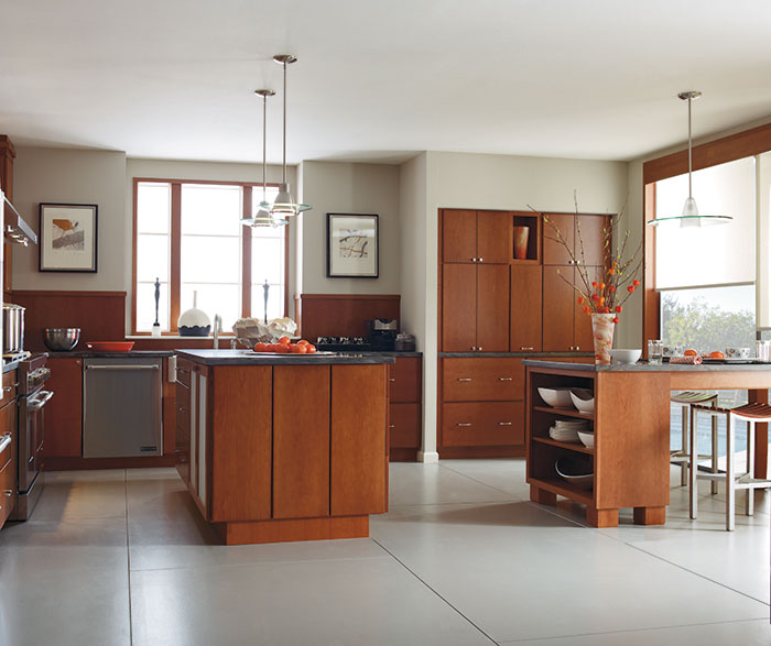 Contemporary Kitchen Cherry Cattail