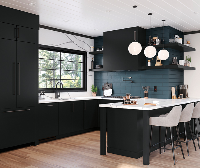 Thorpe Painted Black Kitchen