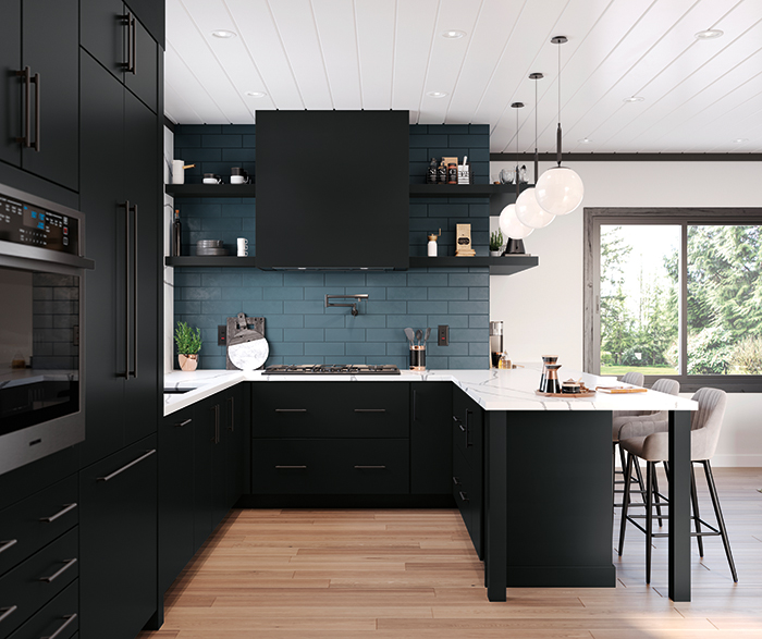 Thorpe Painted Black Kitchen 4