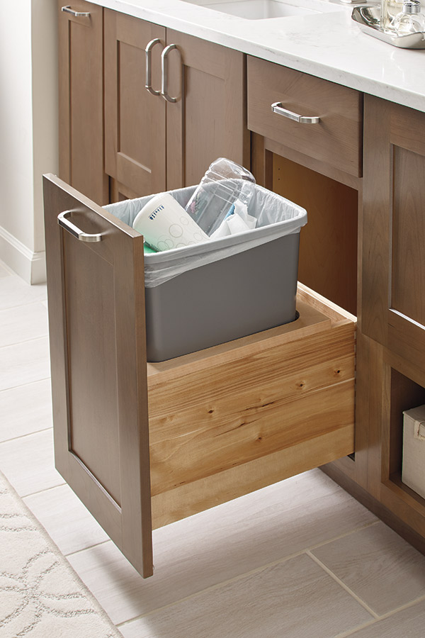 Base Vanity Wastebasket