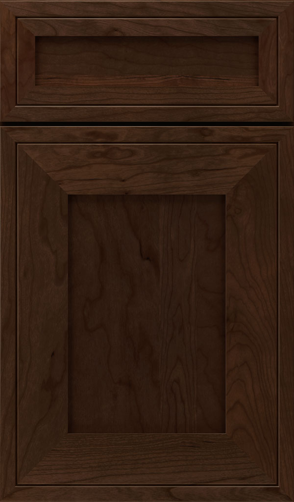 Amelia 5-Piece Cherry Shaker Style Cabinet Door in Rodeo