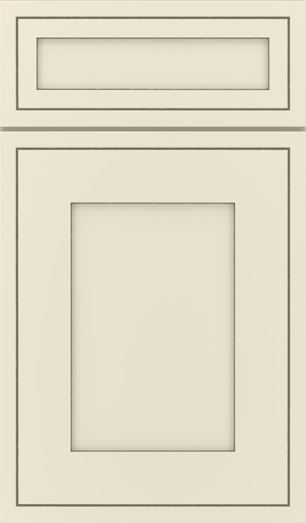 Amelia 5-Piece Maple Shaker Style Cabinet Door in Coconut Nougat