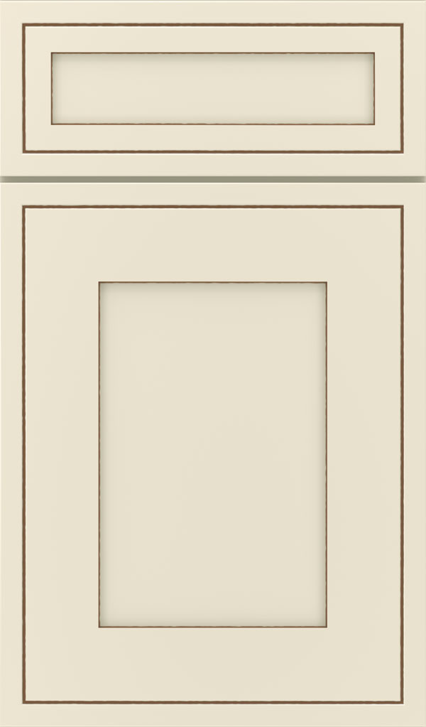 Amelia 5-Piece Maple Shaker Style Cabinet Door in Coconut Toasted Almond