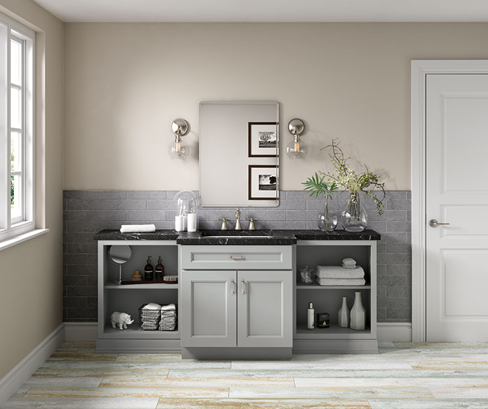 Transitional Bathroom Painted Juniper