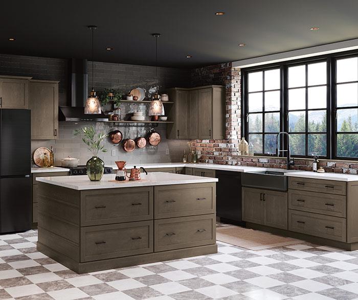 Jamestown Transitional Woodtone Kitchen 2