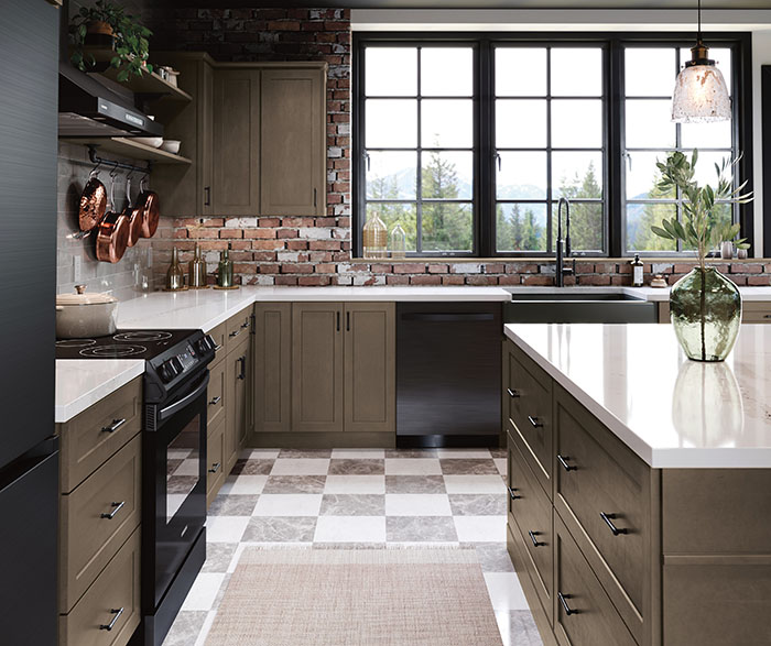 Jamestown Transitional Woodtone Kitchen 3