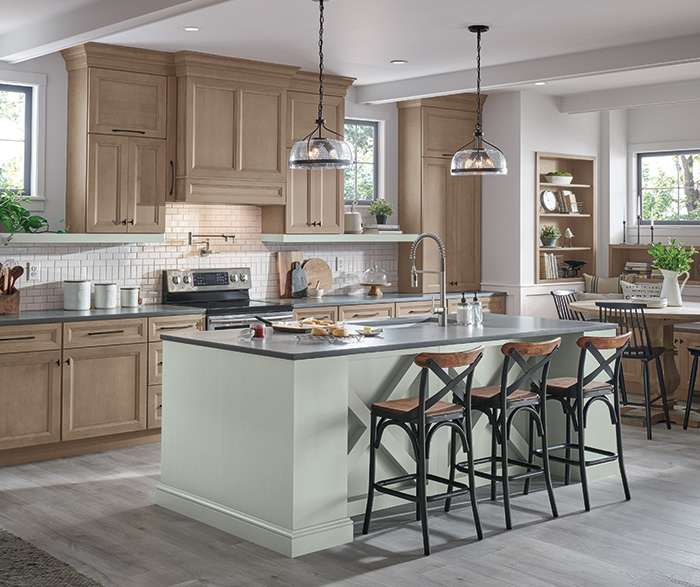 Mercer Sparrow and Waterfall Kitchen