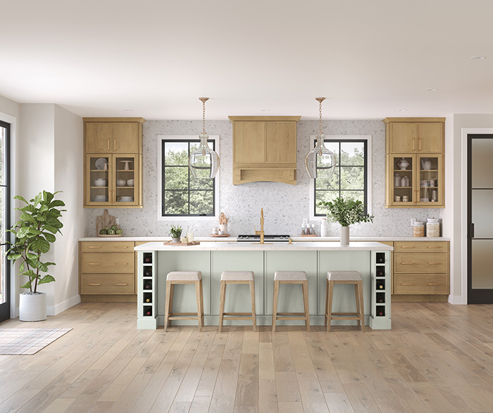 Yorktown Coastline Woodtone Kitchen Cabinets