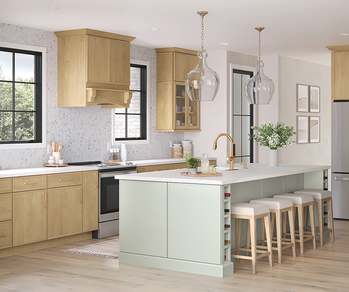 Yorktown Coastline Woodtone Kitchen Cabinets